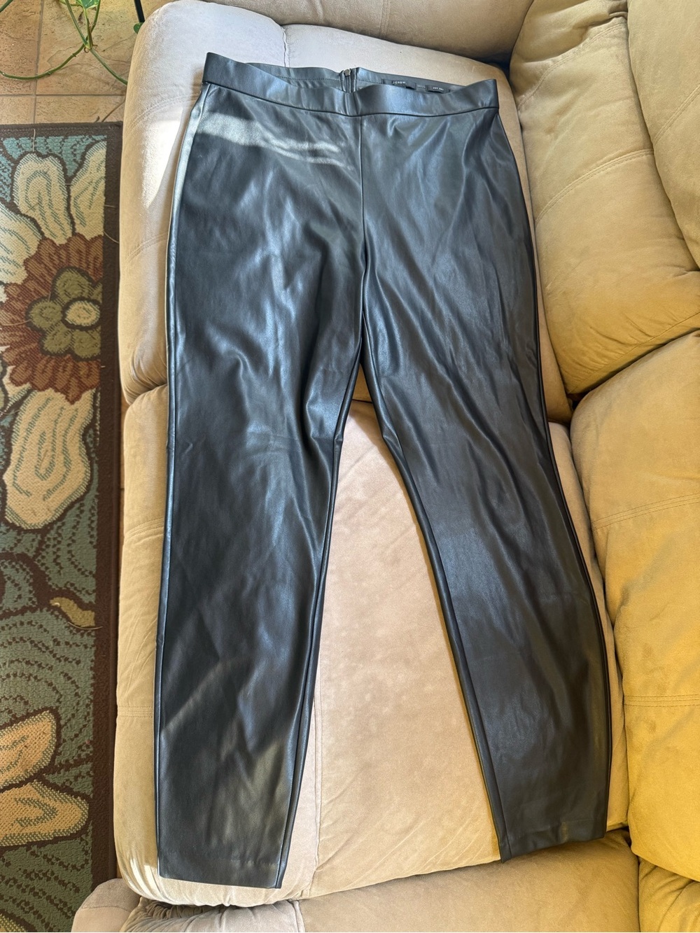 J. Crew Black Faux Leather Pants